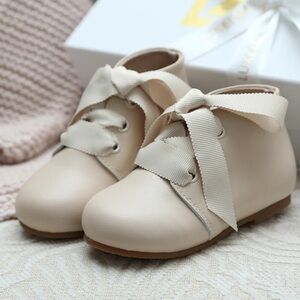 LUXELIM Lace Up Leather Boot Sz 22